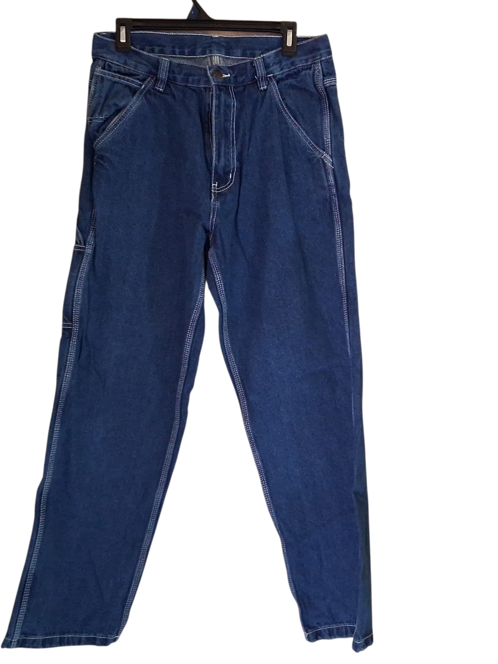 Big Bill Toyota Embroidered Mens Carpenter Straight Leg Size 34x32 Work Jeans